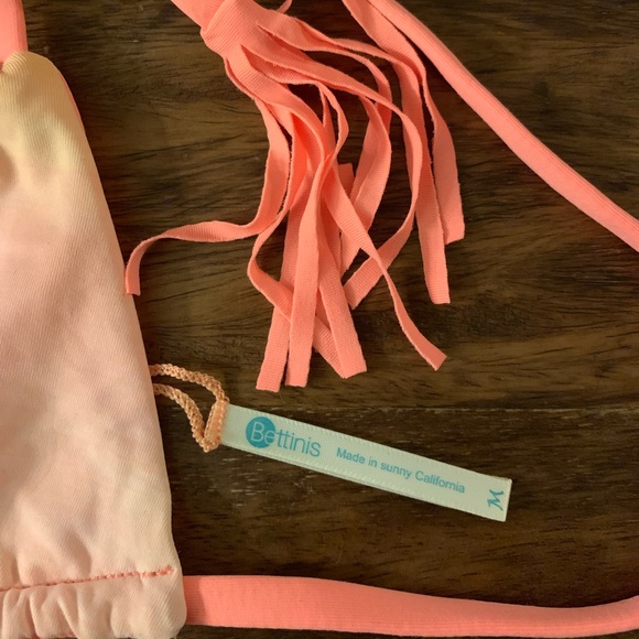 Bettinis Tie Dye Reversible Bikini Top, sz M - Picture 3 of 5